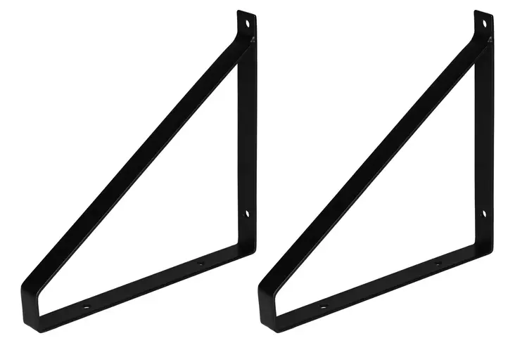 Hyllynkannatin metalli 20,5 cm 2 kpl=20 - Hyllyt ja naulakot - 6410416073453 - 1