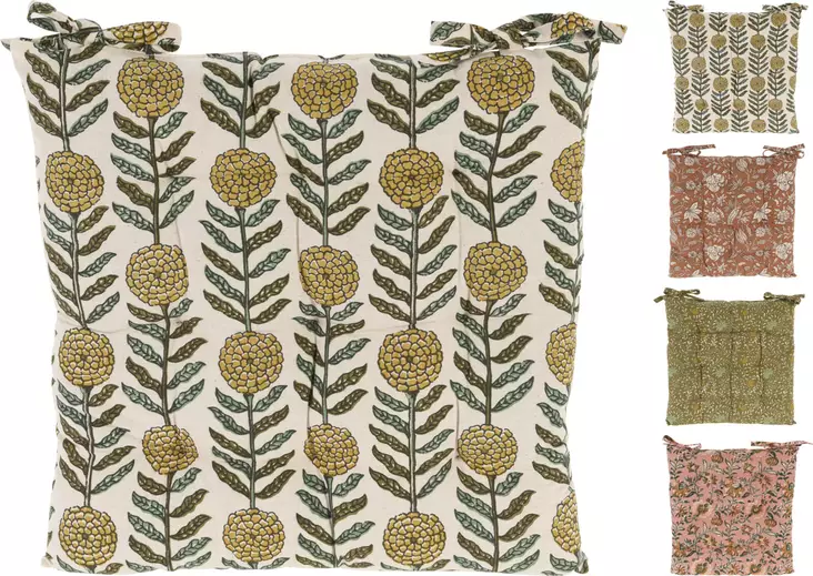 Istuintyyny 40x40 cm puuvilla - Muut pihakalusteet - 8720573635233 - 1