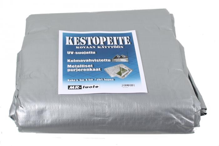 Kestopeite 3x5m, hopea - Pressut ja suojapeitteet - 6430013069093 - 1