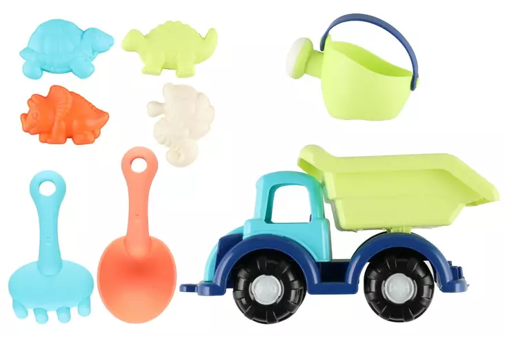Kuorma-auto 29,5 cm ja hiekkalelut 8 os -  - 19-19-6410413295933 - 1