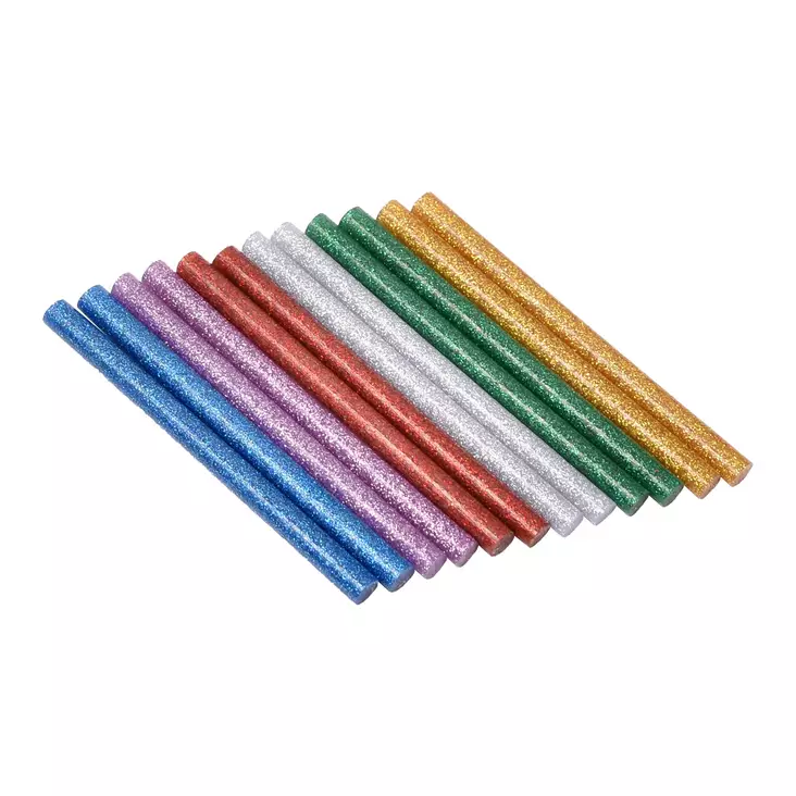 Kuumaliimapuikko 12 kpl Glitter=20 - Liimat - 6438152022153 - 1