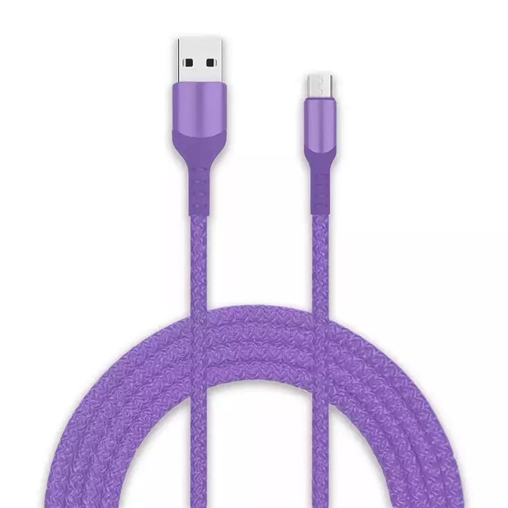 Latauskaapeli USB A-MICRO USB lila - Micro-USB -kaapelit - 6438151019833 - 1
