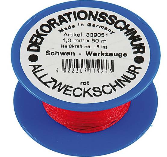 Linjalanka Ø 1,0 mm 50 m Schwan - Köydet ja narut - 4022307119243 - 1