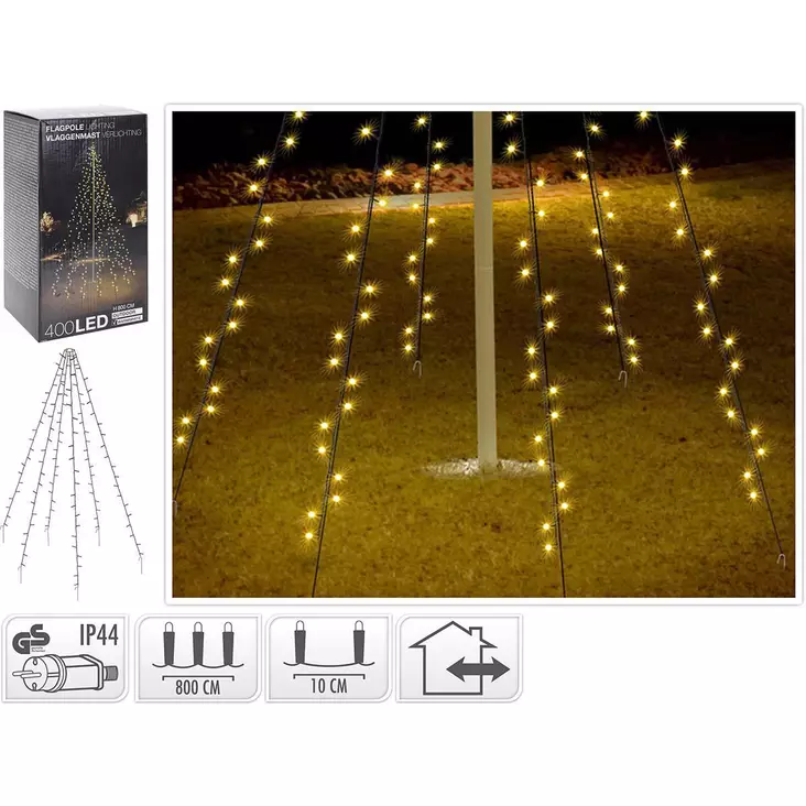 Lipputankovalot 400 LED=20 - Koristevalot - 8719202006483 - 0