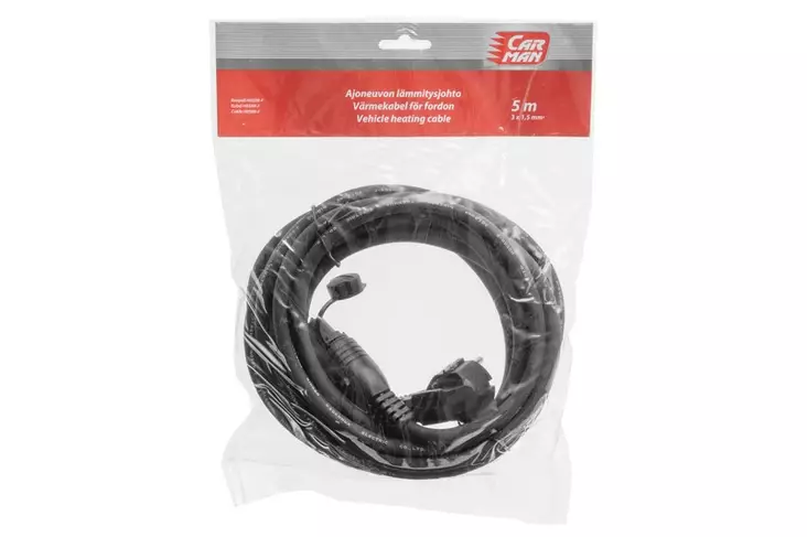Lohkol=C3=A4mmittimen johto 5 m Defa p=C3=A4=C3=A4kuva - Auton lämmitys - 6410413227583 - 1