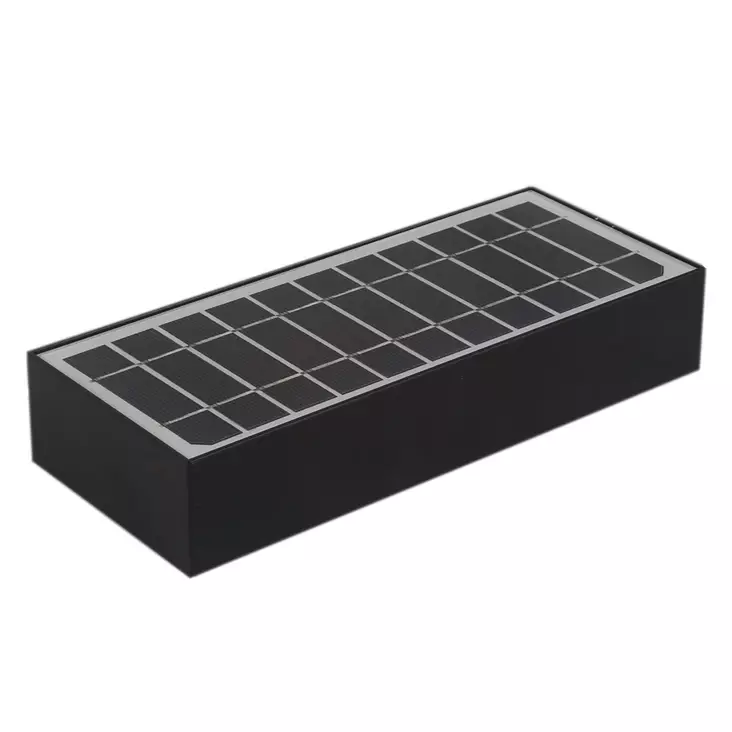 Lumio Lights Brick musta aurinkokennovalaisin - Aurinkokennovalaisimet - 6438014350493 - 1