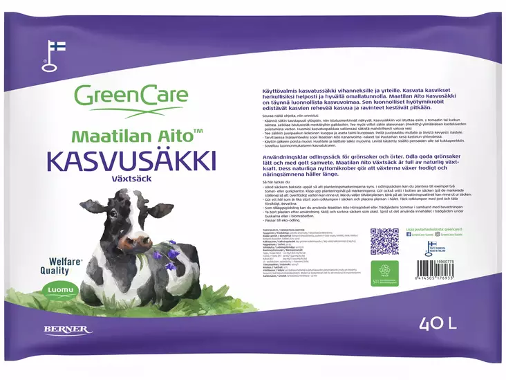 Maatilan aito kasvus=C3=A4kki 40L GreenCare - Suojakankaat ja verkot - 6414505176933 - 1