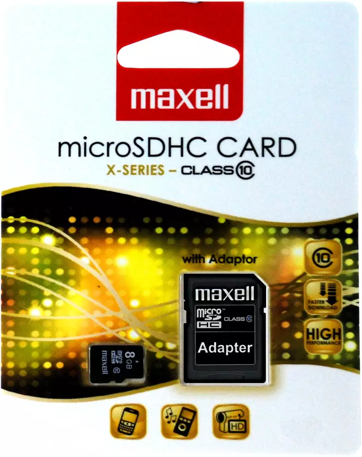 Muistikortti Maxell Micro SDHC 16 GB + adapteri - Muistikortit ja kortinlukijat - 4902580745233 - 1