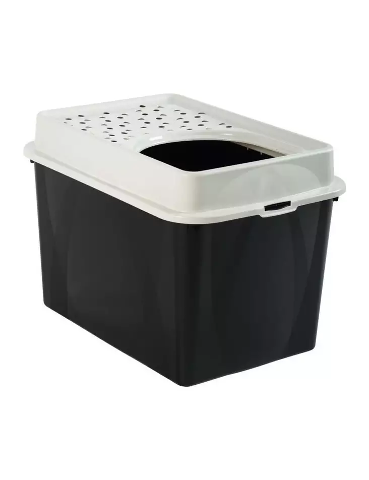 MyPet Berty kissanhiekkalaatikko/kissanvessa hop-in päältä kuljettava musta - Kissanhiekat ja vessat - TN-225733 - 1