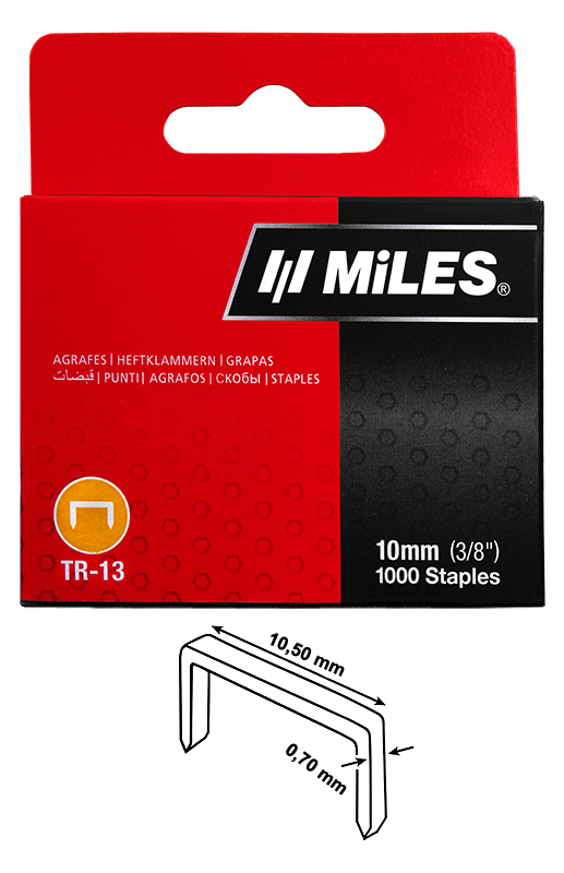 Niitti no.13 10mm 1000kpl miles - Niitit - 8901057901123 - 1