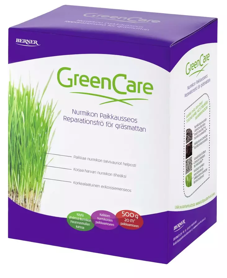 Nurmikon paikkausseos 500 g - Kukat ja siemenet - 6414504723923 - 1