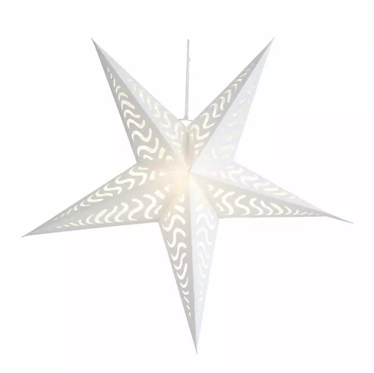 Pallas paperit=C3=A4hti 52 cm valkoinen - Valokoristeet ja valohahmot - 6435200298263 - 1