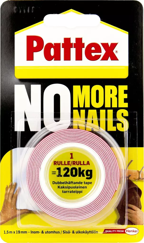 No_More_Nails_Montagetape_120_kg 42_g - Rakennusteipit - 7332530167353 - 1