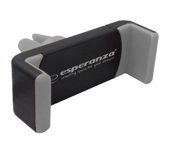 Puhelinteline autoon musta/harmaa - Telineet - 5901299940143 - 1