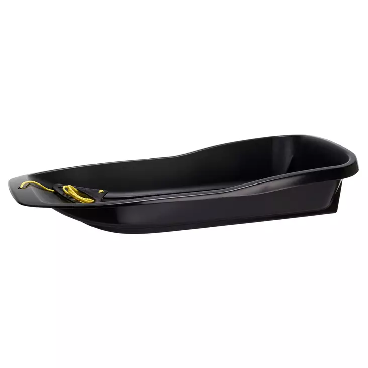 Pulkka Musta 90 cm metallijalakset - Pulkat ja kelkat - 6416257142723 - 1