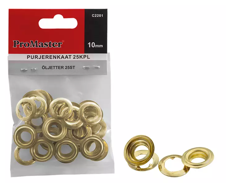 Purjerenkaat 10mm / 25kpl - Kalustepyörät - 6420286822013 - 1