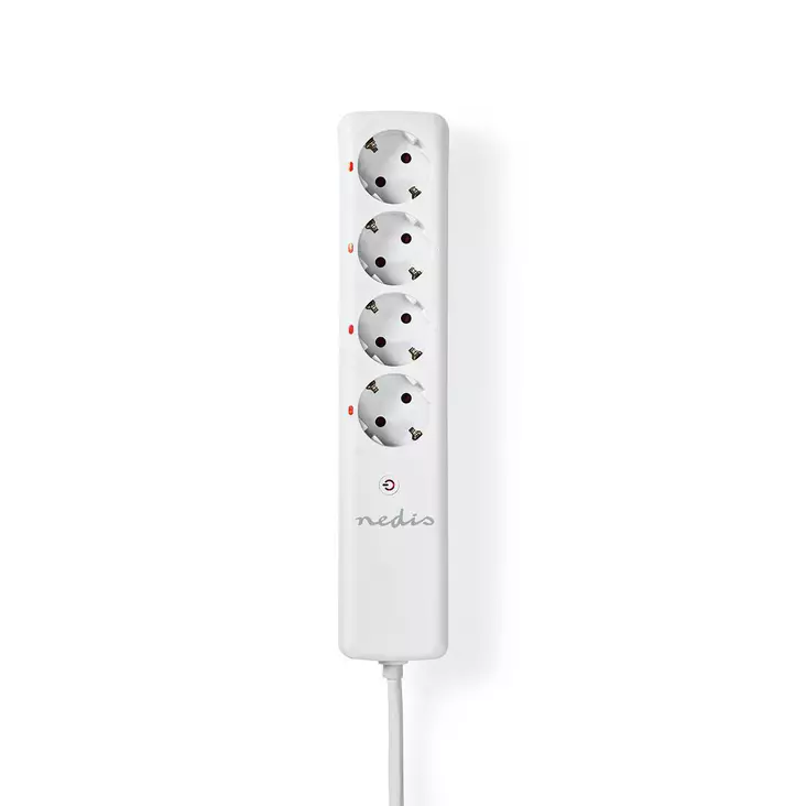 RF-Pistoke | RF, frequency 433 Mhz | 3680 W | Maadoitettu virtaliitin / Tyyppi F (CEE 7/7) | Valkoinen - Sisäjatkojohdot - 5412810319213 - 1