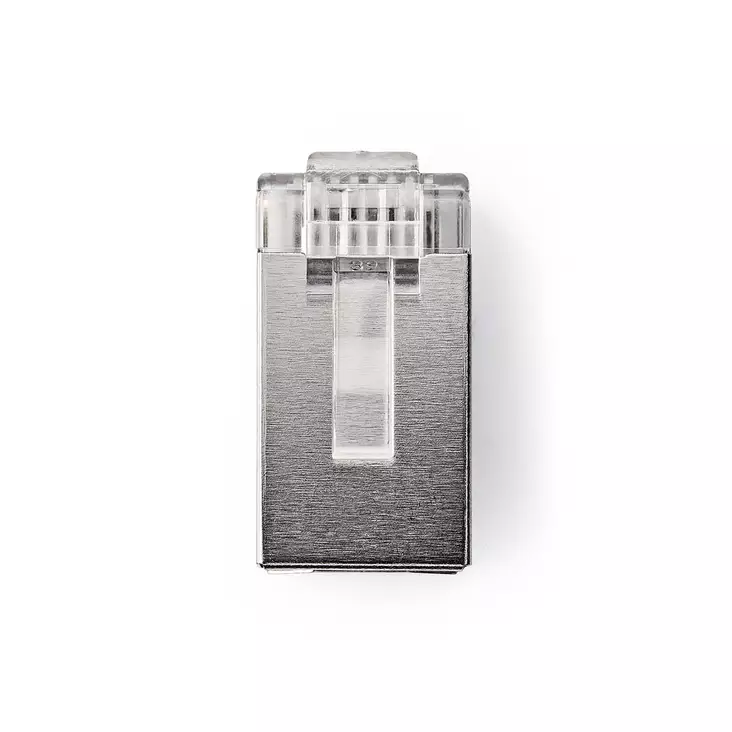 RJ45-liitin | Uros | Monisäikeinen STP CAT6 | Suora | Kullattu | 10 kpl | Polycarbonate | Läpikuultava | Laatikko - Tietokone ja verkko - 5412810424733 - 1