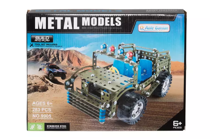 Rakennussarja metallia 283 osaa - Rakennuslelut - 6410416099323 - 1