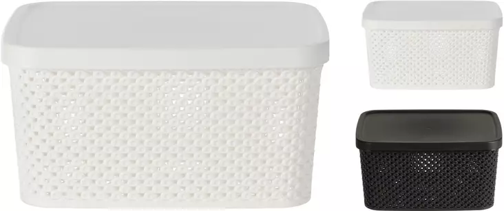 S=C3=A4ilytyslaatikko kannella 23x17x12cm - Muovilaatikot ja säilytyslaatikot - 8720573156813 - 1