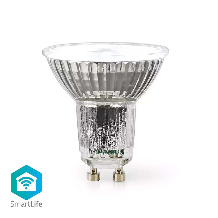 SmartLife LED Spot | Wi-Fi | GU10 | 345 lm | 5 W | Lämpimästä kylmään valkoiseen / RGB | 2700 - 6500 K | Energialuokka: G | Android / IOS | PAR16 | 1 kpl - Valonlähteet - 5412810335343 - 1