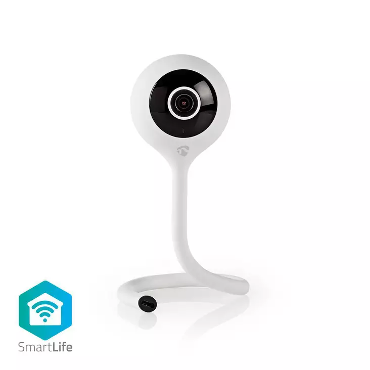 SmartLife Sisäkamera | Full HD 1080p | MicroSD (ei sisälly) / Pilvipalvelutallennus (valinnainen) | Yökuvaus | Valkoinen - Sisäkamerat - 5412810306053 - 1