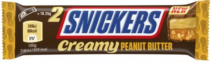 Snickers creamy Peanut Butter 36,5g P=C3=A4=C3=A4kuva - Suklaat - 5900951283963 - 1