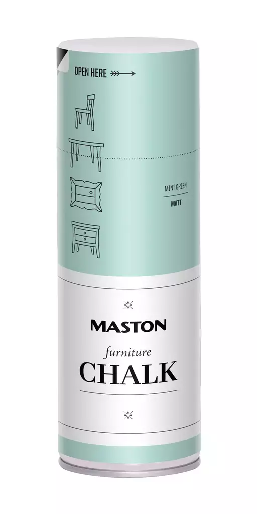 Spraymaali Furniture Chalk Mintunvihre=C3=A4 - Spraymaalit - 6412490045753 - 1