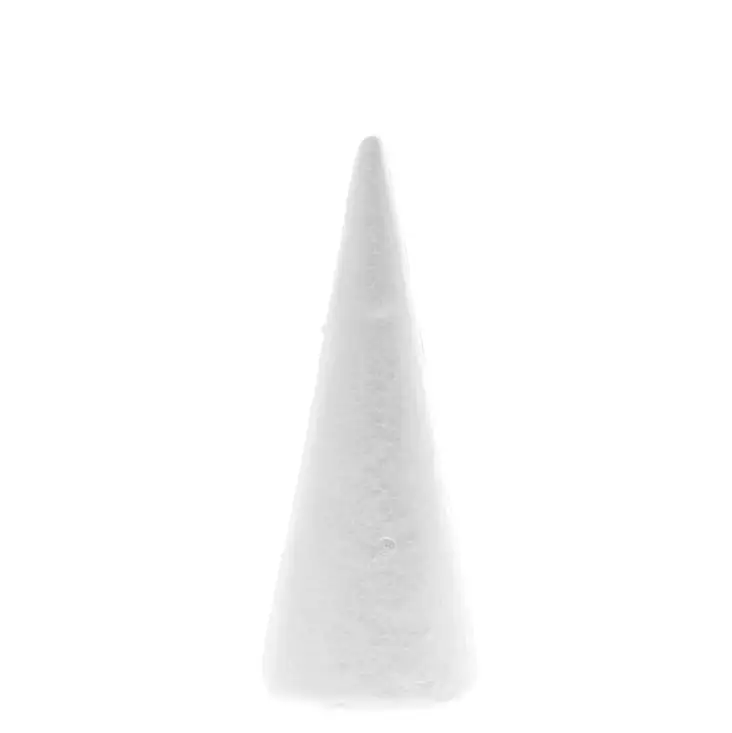 Styrox kartio 25cm - Askartelumateriaalit ja tarvikkeet - 6410412810113 - 1