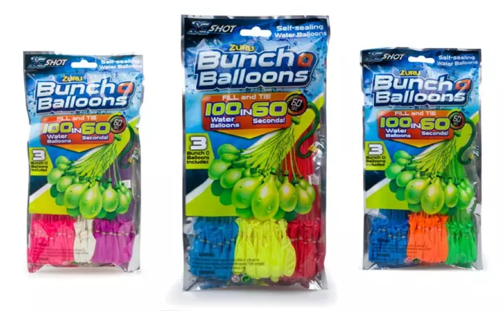 Vesi-ilmapallot 3-pack Buch O Balloons - Lelut ja lastentarvikkeet - 6946441309583 - 1