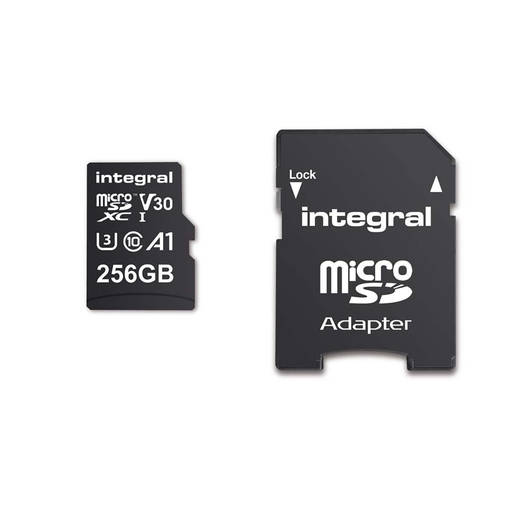 256 GB nopea microSDHC/XC V30 UHS-I U3 -muistikortti - Muistikortit ja kortinlukijat - 5055288444843 - 1