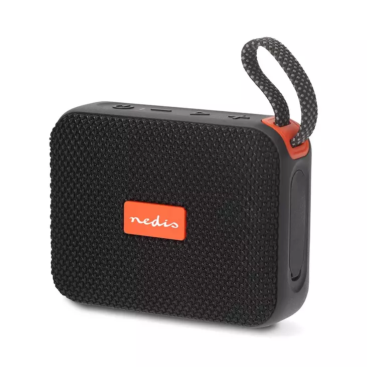Bluetooth® Kaiutin | 360 min | Kannettava muotoilu | 10 W | Mono | Etusivu / Portable / Ulkokäyttöinen | Musta / Oranssi - Bluetooth kaiuttimet - 5412810475353 - 1
