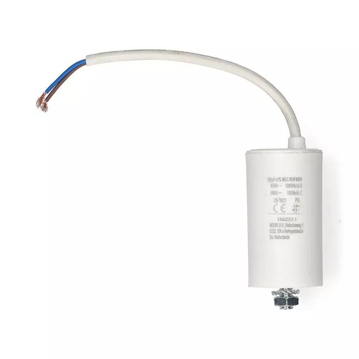 Capacitor CBB60 16UF 450Vac Cable - Varaosat - 5412810477333 - 10