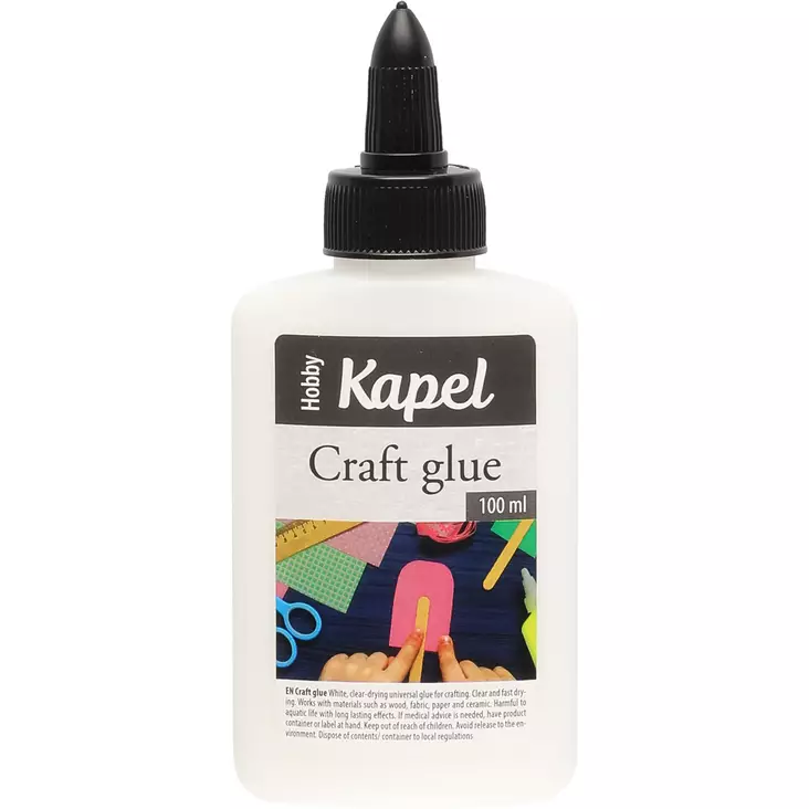 Askarteluliima 100 ml Kapel - Askartelumateriaalit ja tarvikkeet - 6410413128323 - 1
