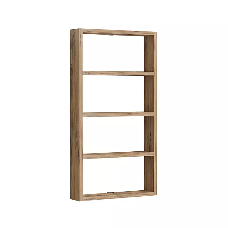 Atlantic Pine Seinähylly - Tyylikäs ja Kestävä Säilytysratkaisu, 100% Melamiinipinnoitettu, 18mm, 43,2x80x9 cm - Seinähyllyt - 8684283517893 - 1