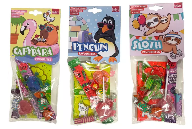 Becky’s candy n fun chill vegaaninen gluteeniton makeis- ja lelupussi - Makeiset - 8713305821943 - 1