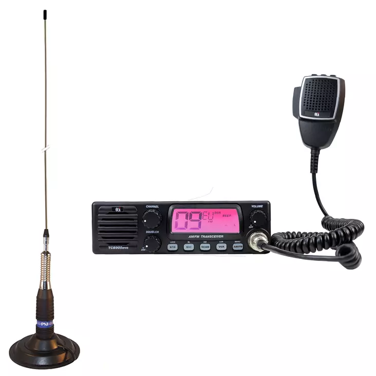 CB TTi TCB-900 EVO radioasemasarja + PNI ML160 CB antenni magneetilla - Radiopuhelimet ja megafonit - 5949066536113 - 1