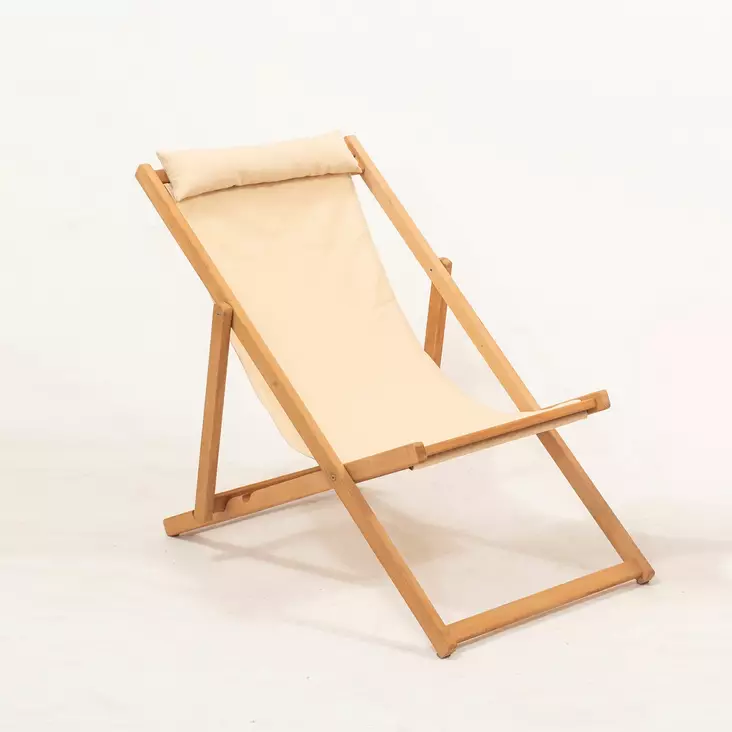 Hornbeam-puinen aurinkotuoli, vedenkestävä, luonnollinen viimeistely, ergonominen, leveys 59 cm, korkeus 90 cm, syvyys 44 cm - Puutarhatuolit ja sohvat - 8684283657483 - 1