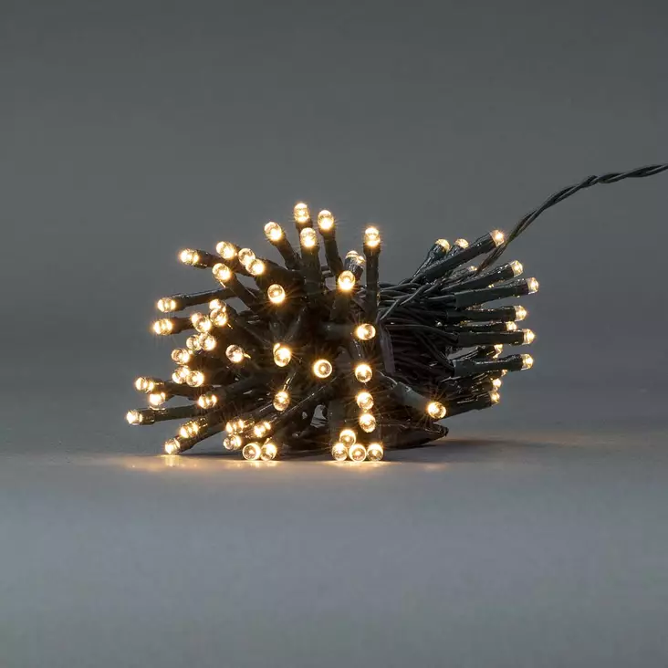 Jouluvalot | Nauha | 96 LED's | Lämmin Valkoinen | 7.20 m | Kevyet vaikutukset: 7 | Sisä- tai ulkotila | Paristokäyttöinen - Nedis tuotteet - 5412810407293 - 1