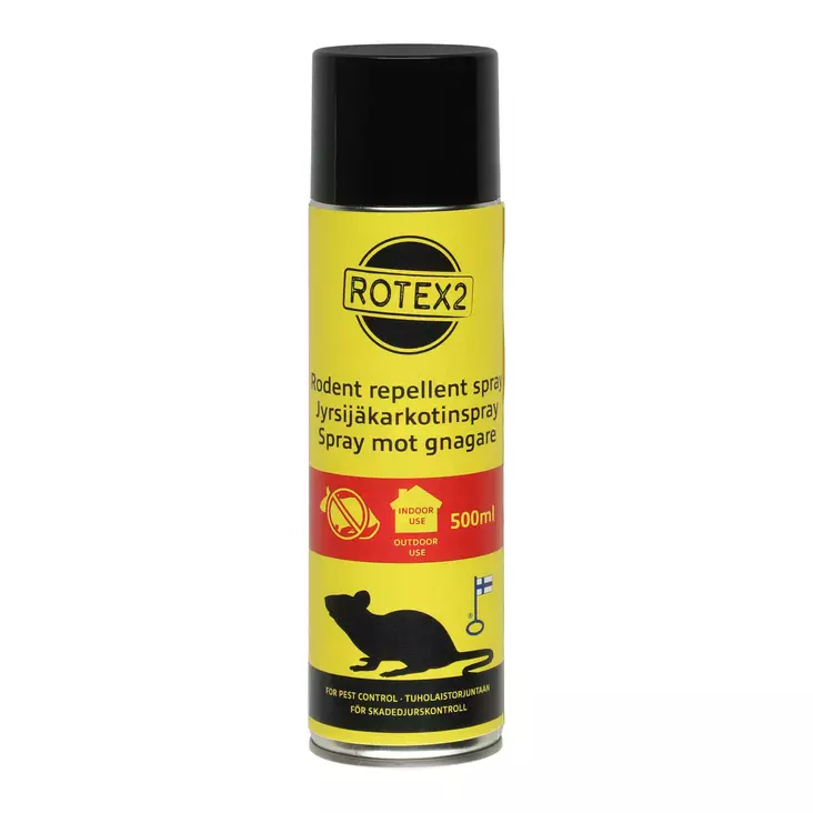Jyrsijäkarkotespray Rotex-2 - 500 ml - Jyrsijöiden karkottimet ja loukut - 6410416317953 - 1