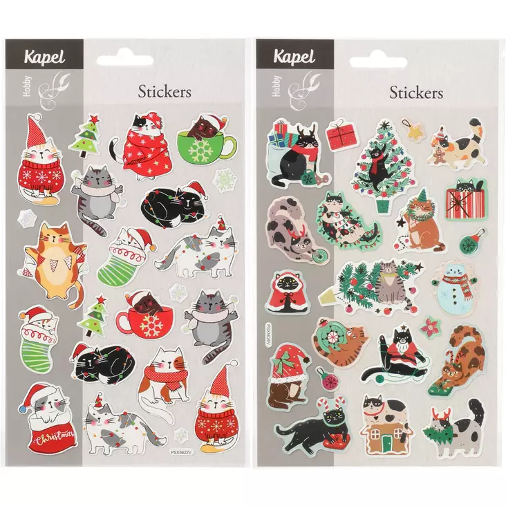 Kapel tarra Xmas Cats - Joulukoristeet ja -tekstiilit - 6410416394213 - 1