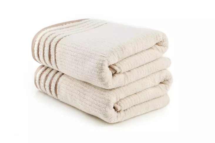 Käsipyyhesetti 2 kpl, 100% mikropuuvilla, 450 gr/m², 50x90 cm, cappuccino, konepestävä 40 °C, ylellinen ja pehmeä - Pyyhkeet ja kylpytakit - 8684282254133 - 1