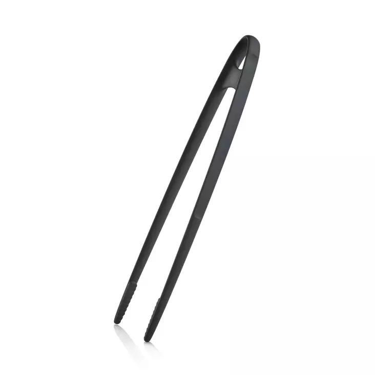 Keittiövälineet: Mustat 100% Muovipihdit, 28 x 2 cm, Ergonominen Muotoilu, Kestävä, Astianpesukoneen Kestävä - Keittiötyövälineet - 8684282981053 - 1