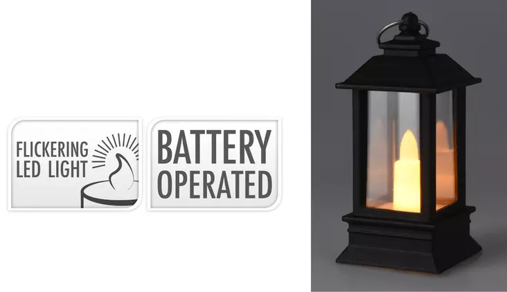 Lyhty LED-kynttilÃ¤llÃ¤, 9 cm - Kynttilät ja lyhdyt - 8721037109123 - 1