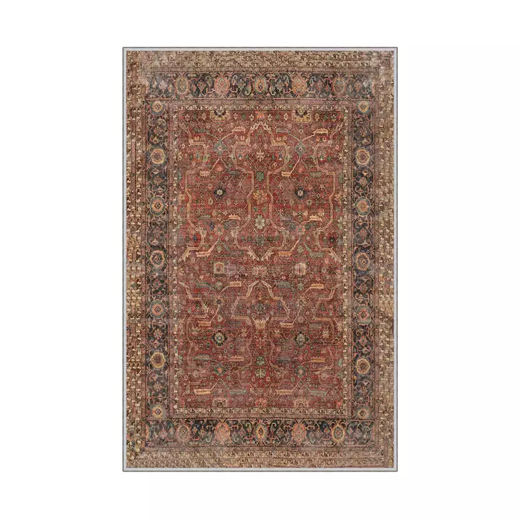 Matto (60 x 100), monivärinen, 60 x 100 cm, antibakteerinen, konepestävä - Pienet matot ja käytävämatot - 8682870580893 - 1