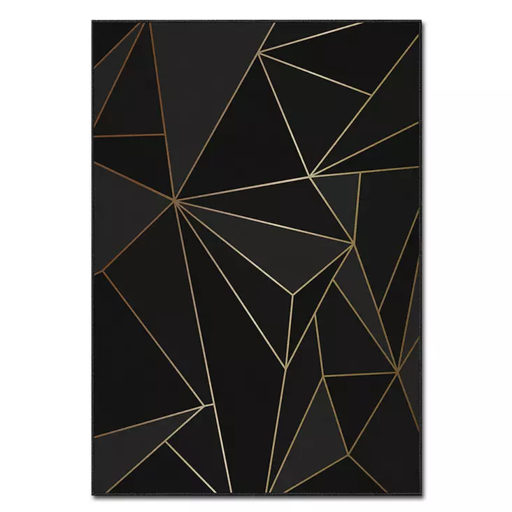 Monivärinen 120x180 cm Matto - 100% Polyesteri, Digitaalinen Painatus, Konepestävä, Liukumaton, Helppohoitoinen - Suuret ja keskikokoiset matot - 8683342185073 - 1
