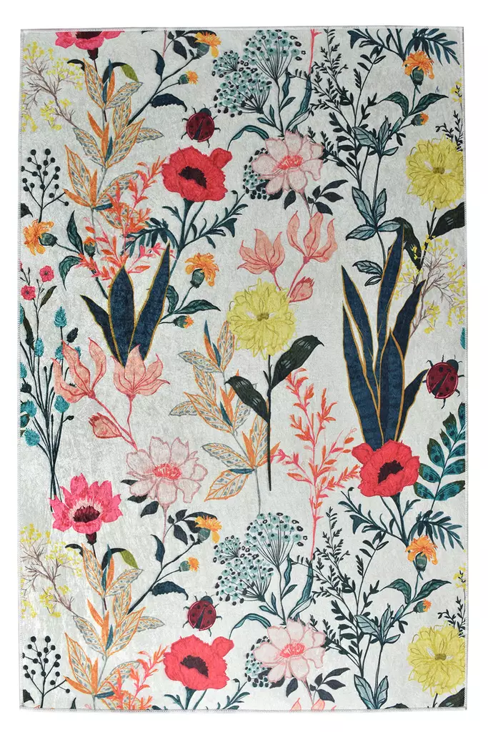 Monivärinen Antibakteerinen Konepestävä eteisen matto käytävämatto 60x140 cm - 100% Polyesteri, Luistamaton, 10 mm Paksuus - Pienet matot ja käytävämatot - 8681875593013 - 1