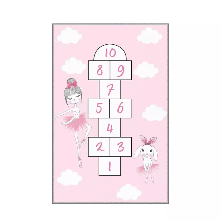 Monivärinen eteisen matto käytävämatto 100x200 cm - 100% Polyesteri, Antibakteerinen, Konepestävä, PVC Liukumaton Alusta - Suuret ja keskikokoiset matot - 8682870064003 - 1