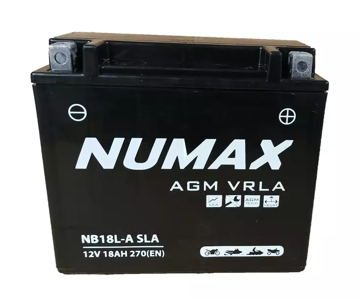 Pienakku YB18L-A huoltovapaa Numax - Auton akut ja pienakut - 5060589418493 - 1