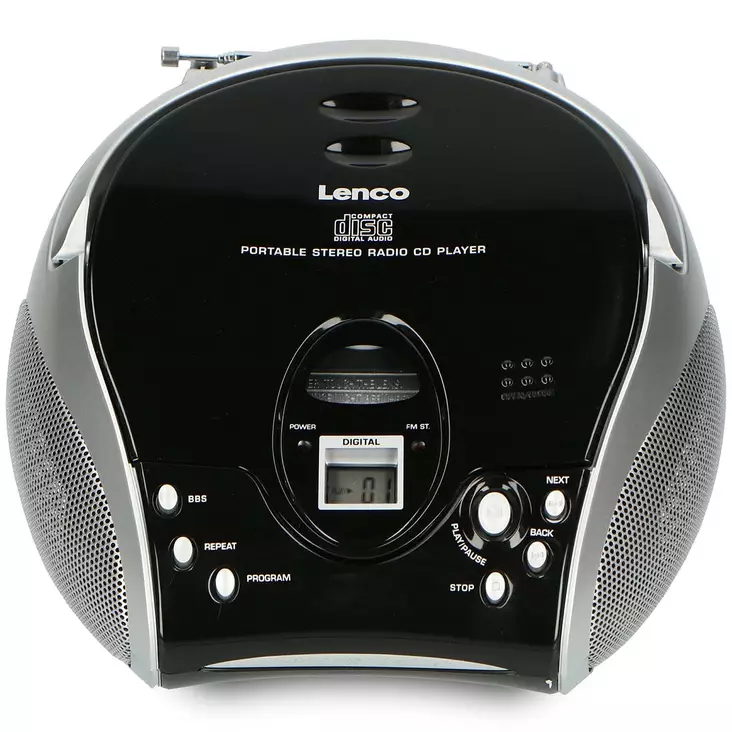 Portable stereo FM radio with CD player - Radiot ja MP3/4-soittimet - 8711902045533 - 10